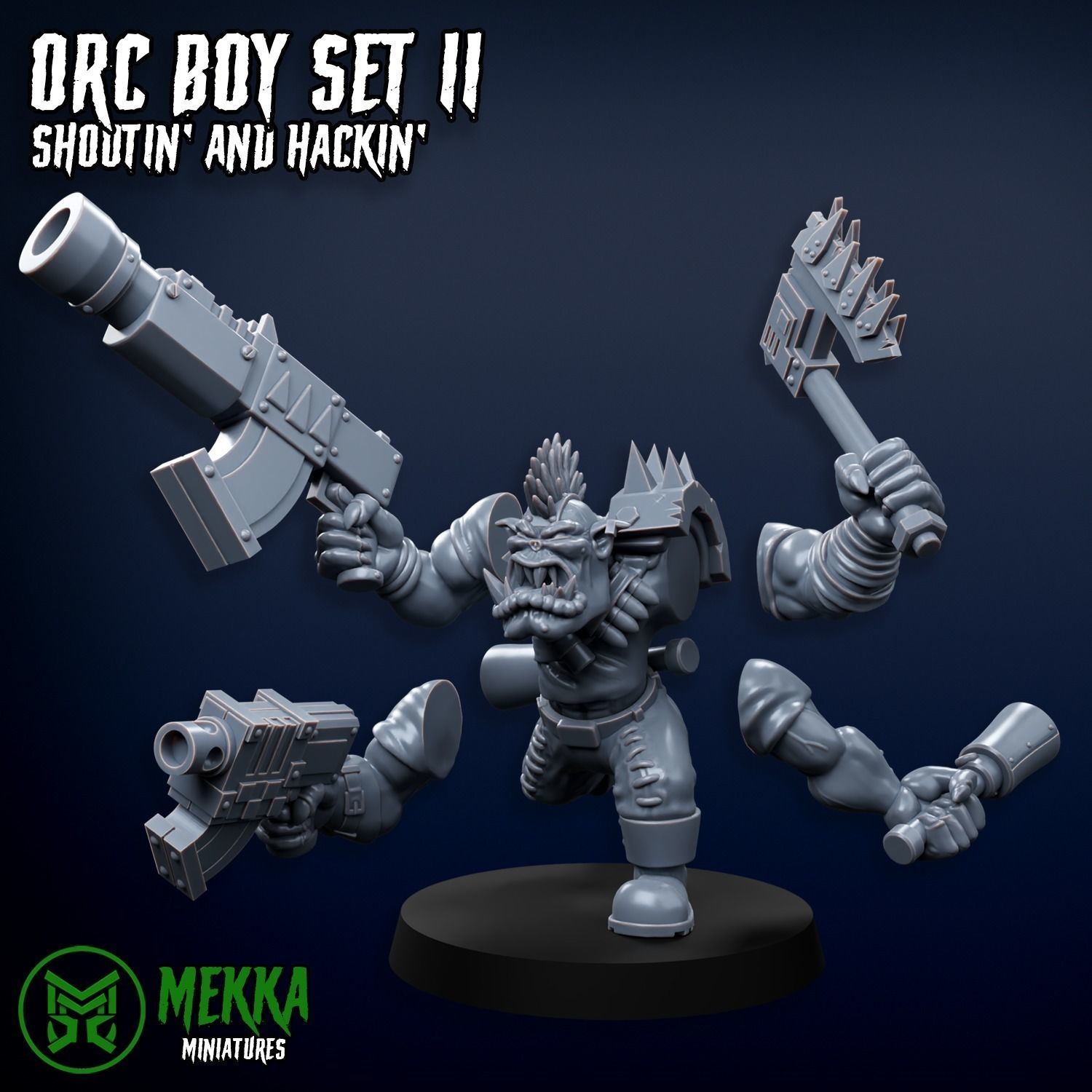 Orc Boy Set II 3D print model_1