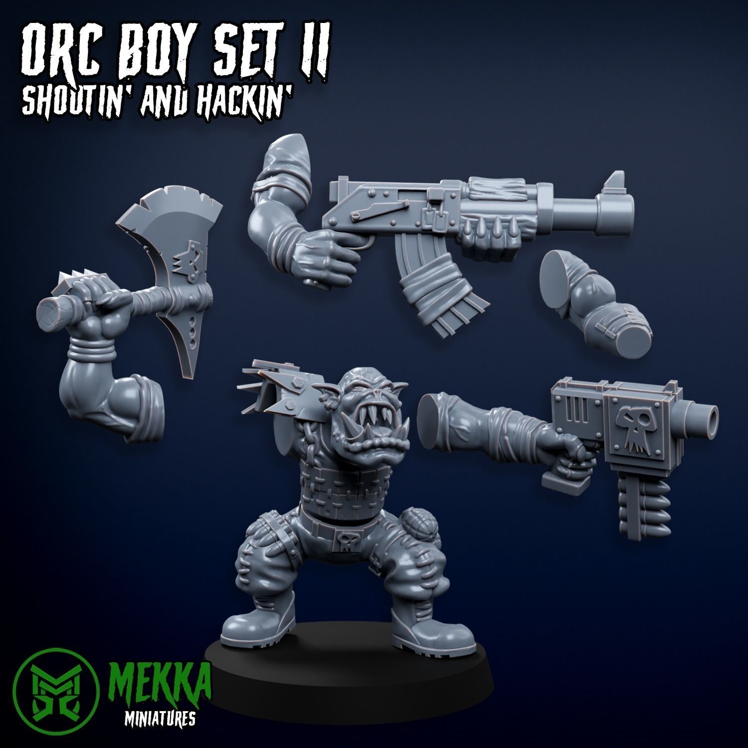 Orc Boy Set II 3D print model_5