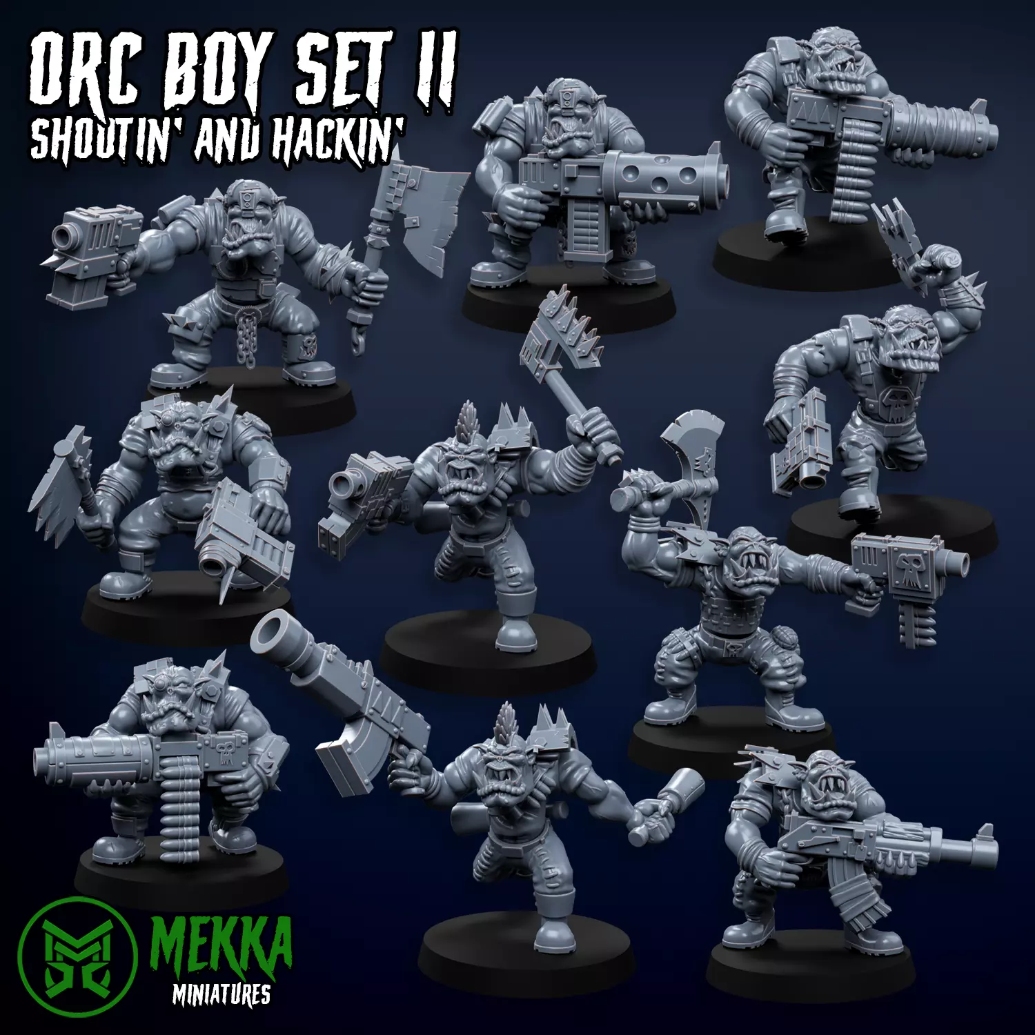 Orc Boy Set II 3D print model_0