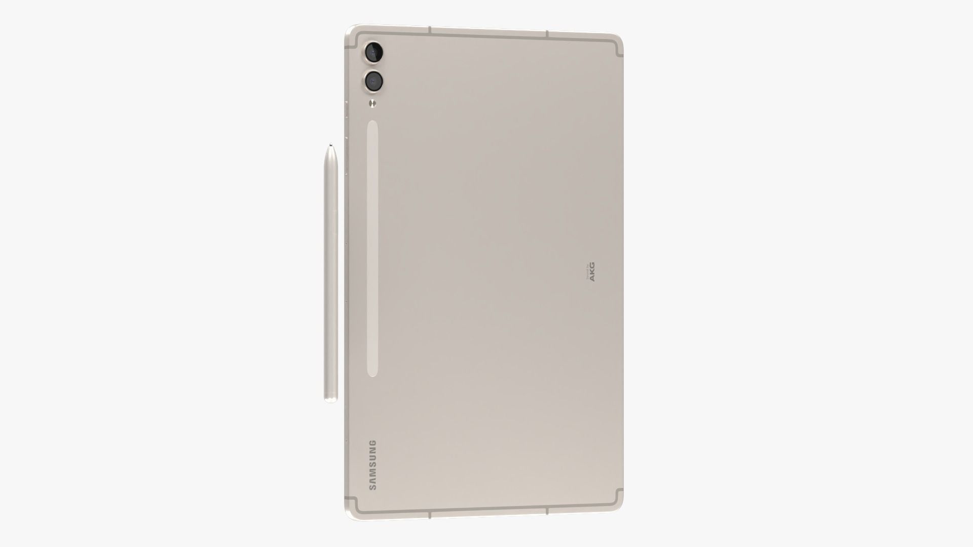 Samsung Galaxy Tab S9 Plus Beige 3D model_12