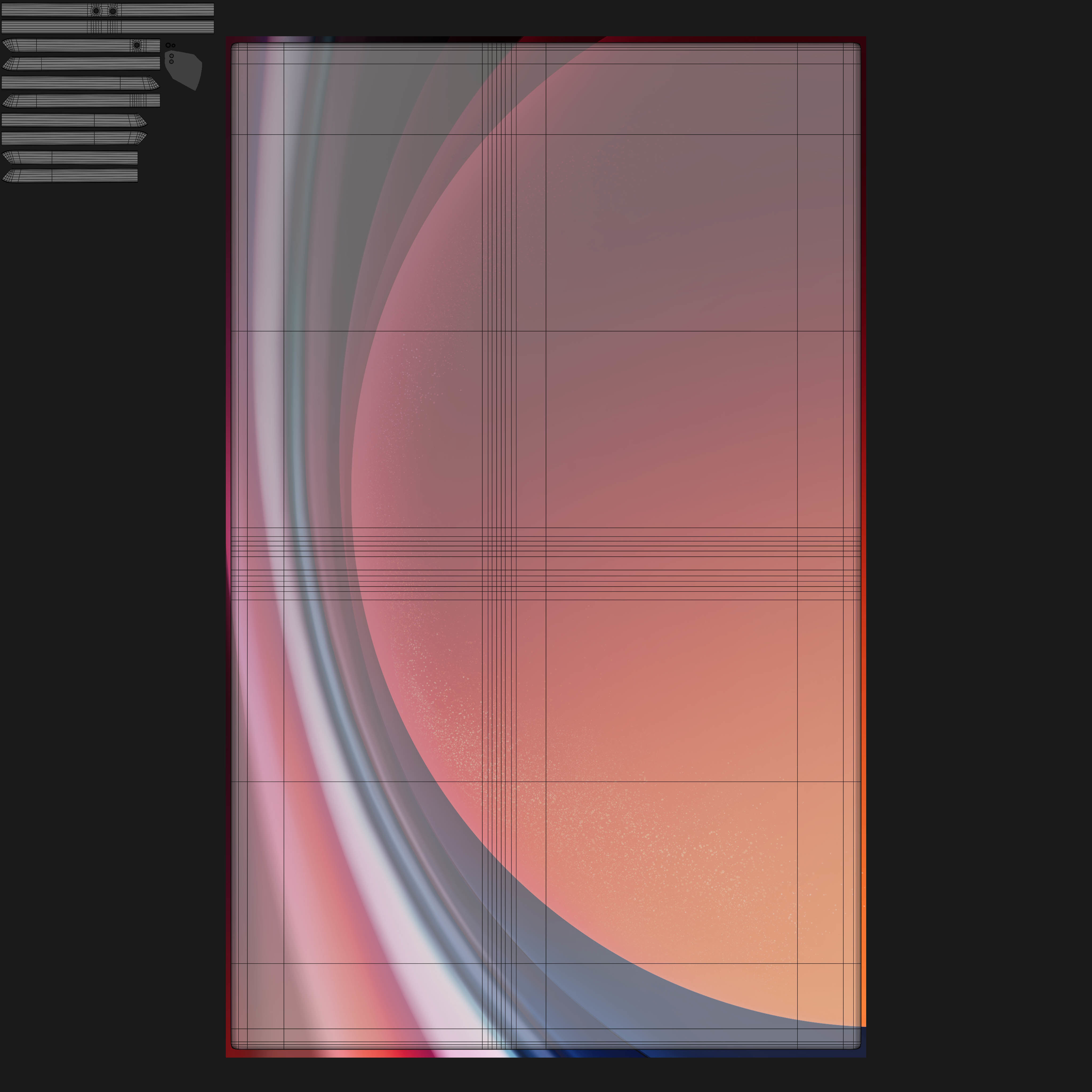 Samsung Galaxy Tab S9 Plus Beige 3D model_17