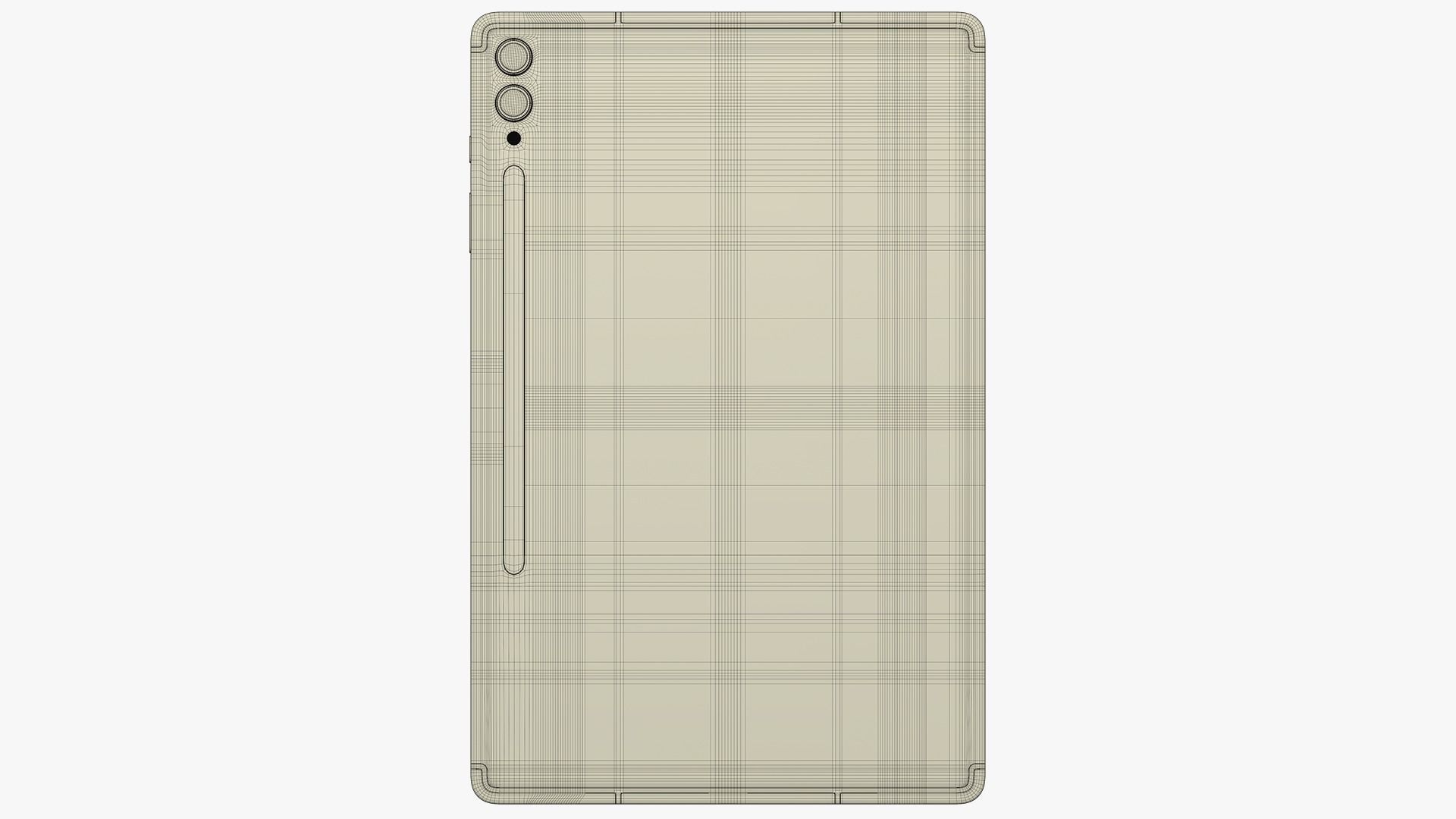 Samsung Galaxy Tab S9 Plus Beige 3D model_28