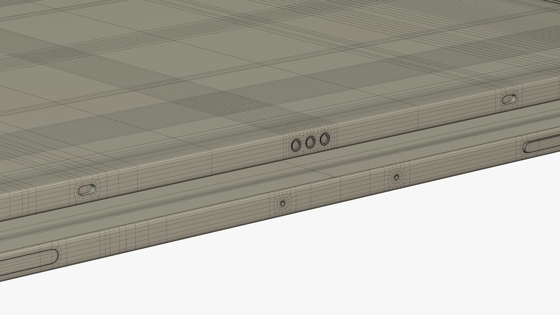 Samsung Galaxy Tab S9 Plus Beige 3D model_26