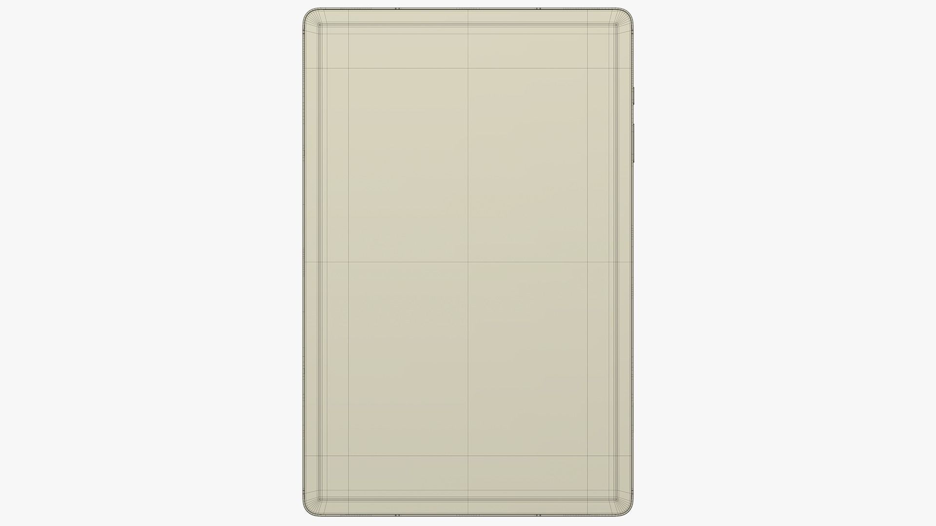 Samsung Galaxy Tab S9 Plus Beige 3D model_27