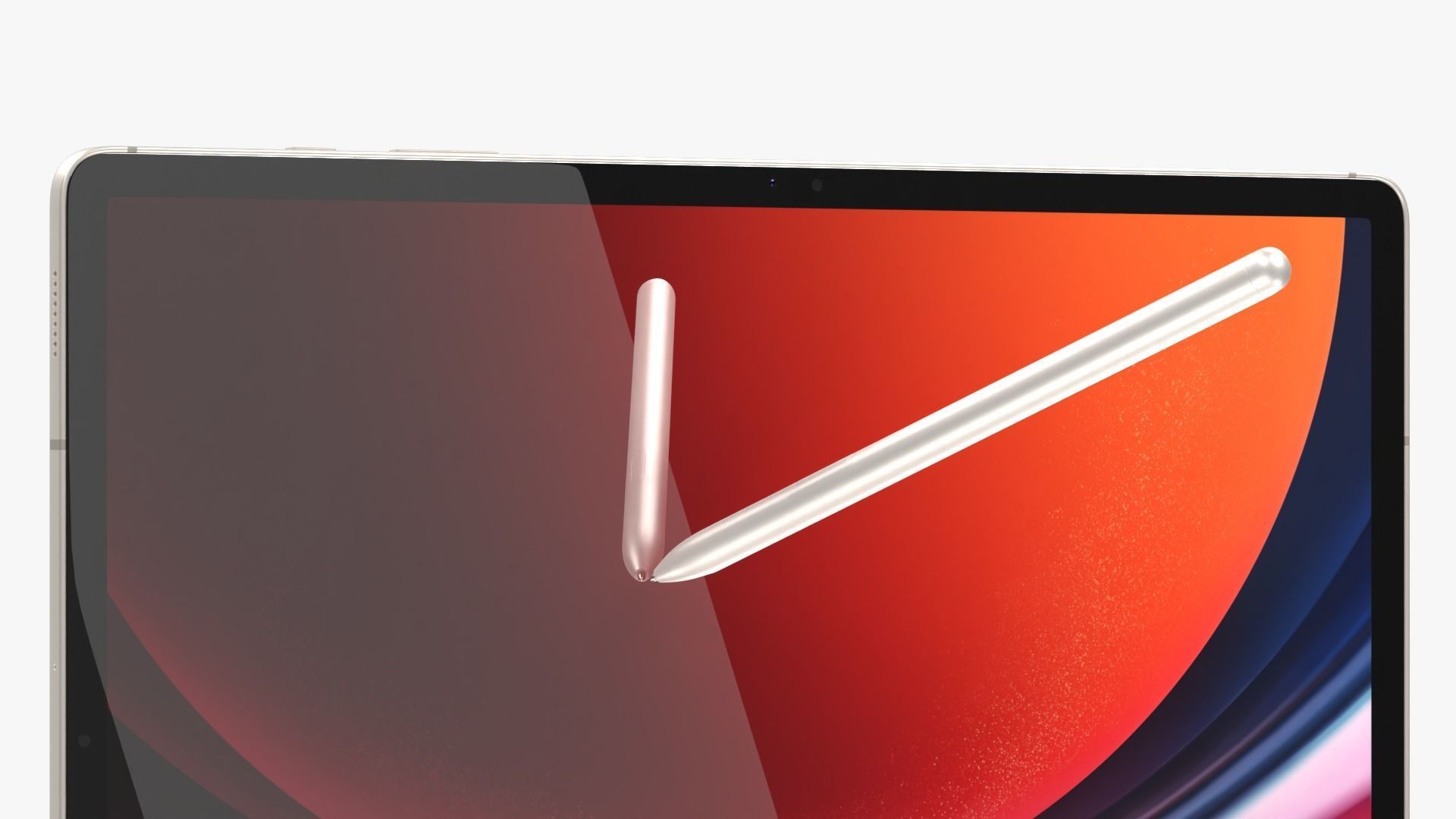 Samsung Galaxy Tab S9 Plus Beige 3D model_10