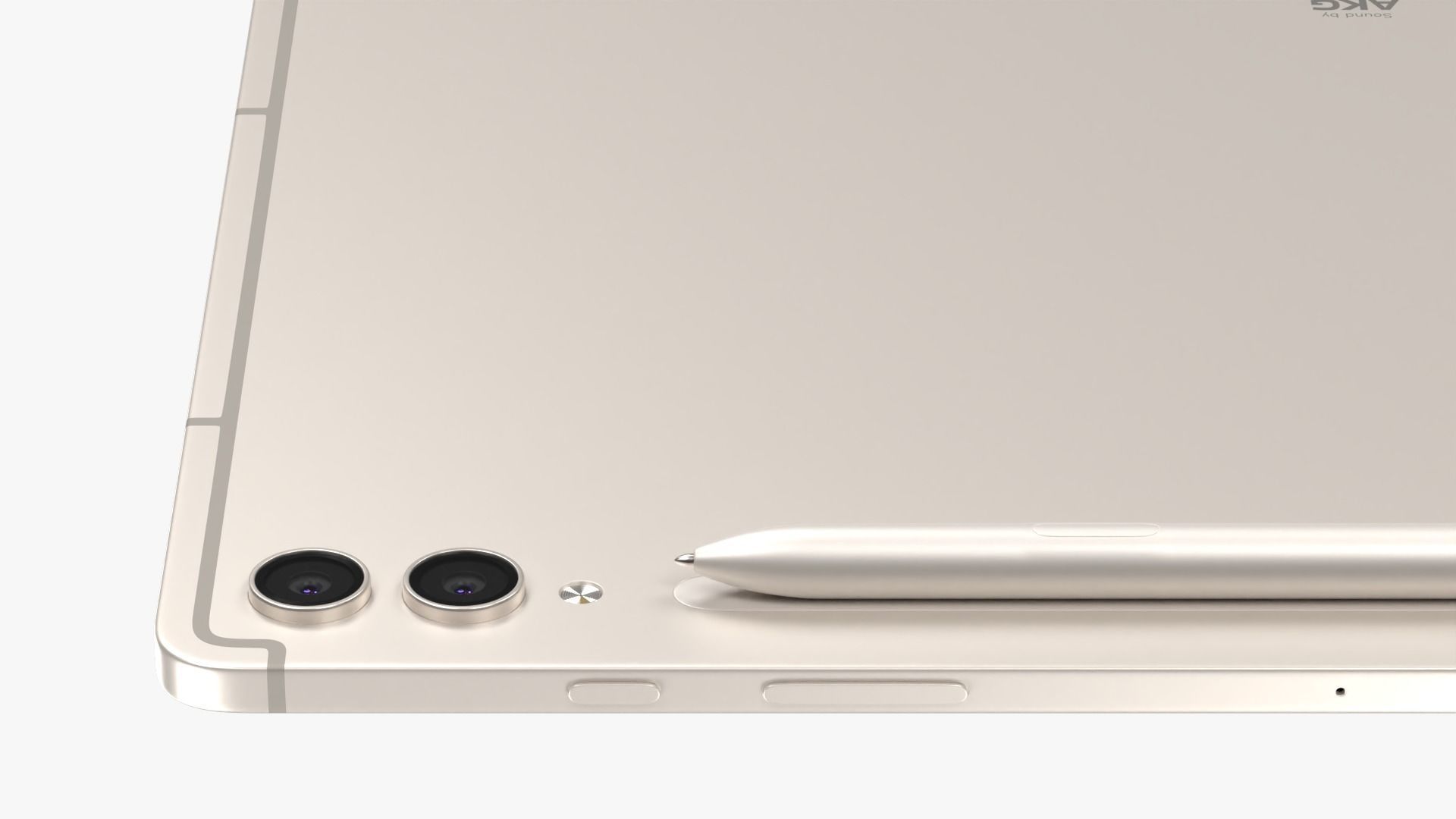 Samsung Galaxy Tab S9 Plus Beige 3D model_7