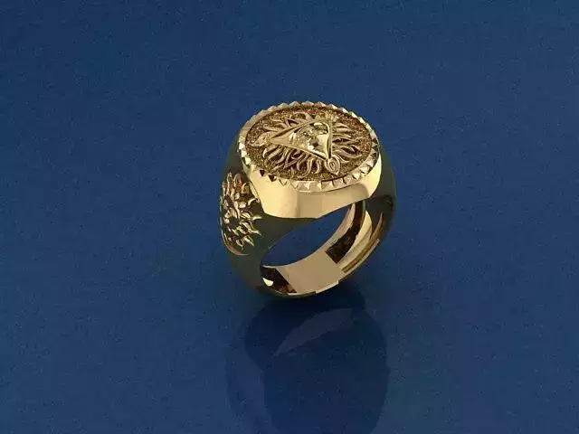 Eye of Light Sun Ring 