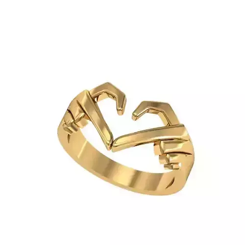 Hand Heart Love Ring