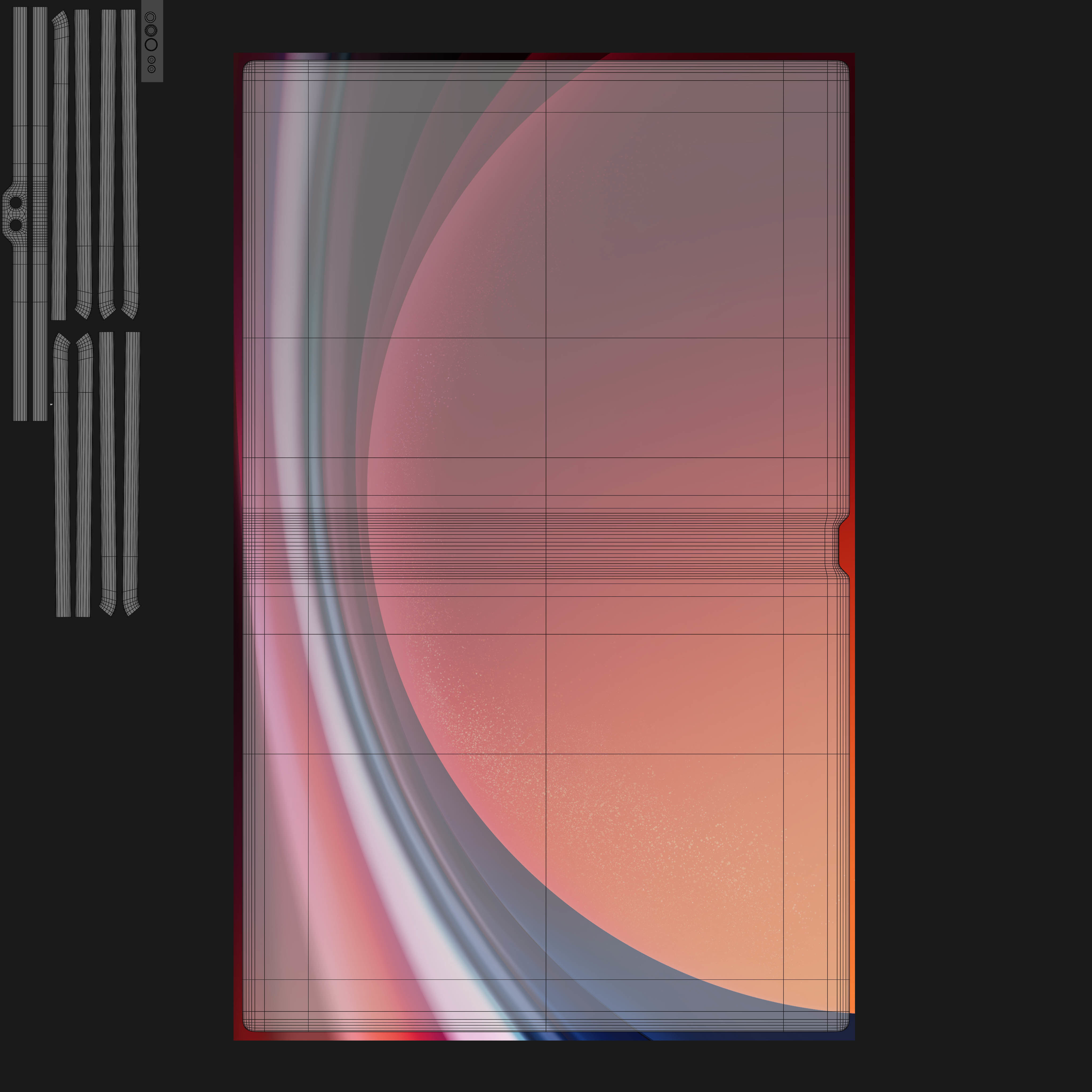 Samsung Galaxy Tab S9 Ultra Beige 3D model_17