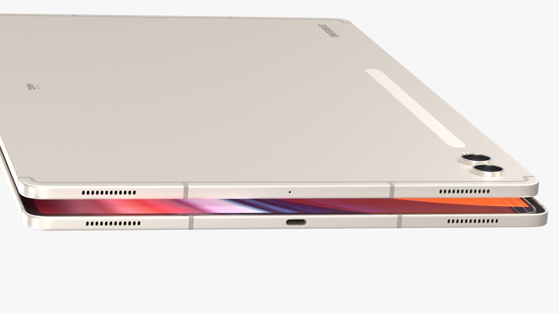Samsung Galaxy Tab S9 Ultra Beige 3D model_8