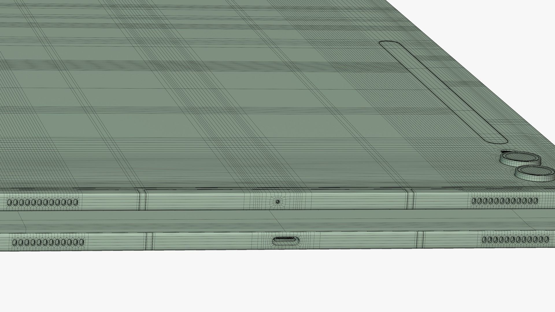 Samsung Galaxy Tab S9 Ultra Beige 3D model_25