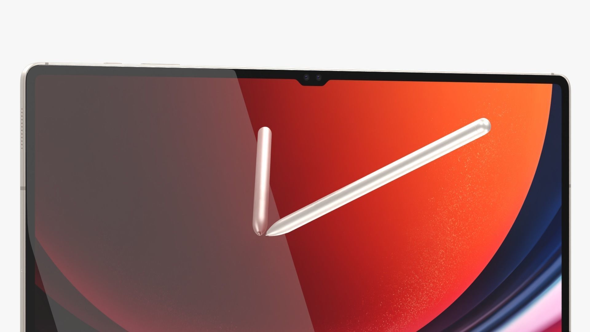 Samsung Galaxy Tab S9 Ultra Beige 3D model_10