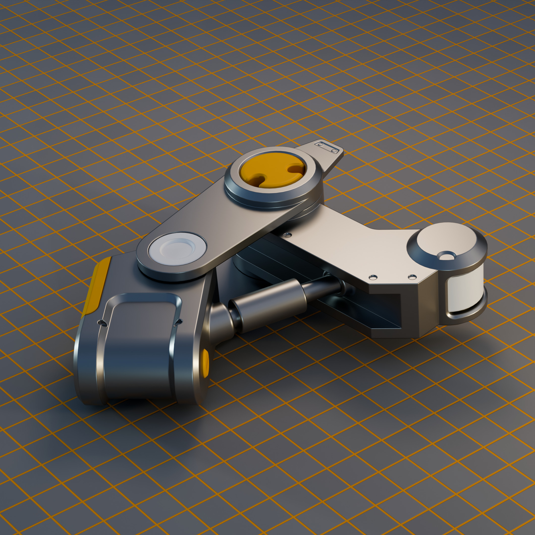 CyberJoint Kitbash HardSurface Pack Low-poly 3D model_5