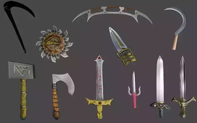 Melee Weapons Pack 01 