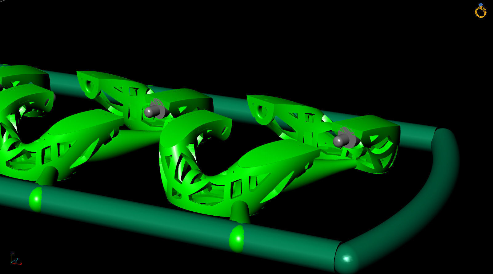 10 MM 12 CM CUBAN LINK CHAIN FOR BRACELET OR NECKLACE 3D print model_2