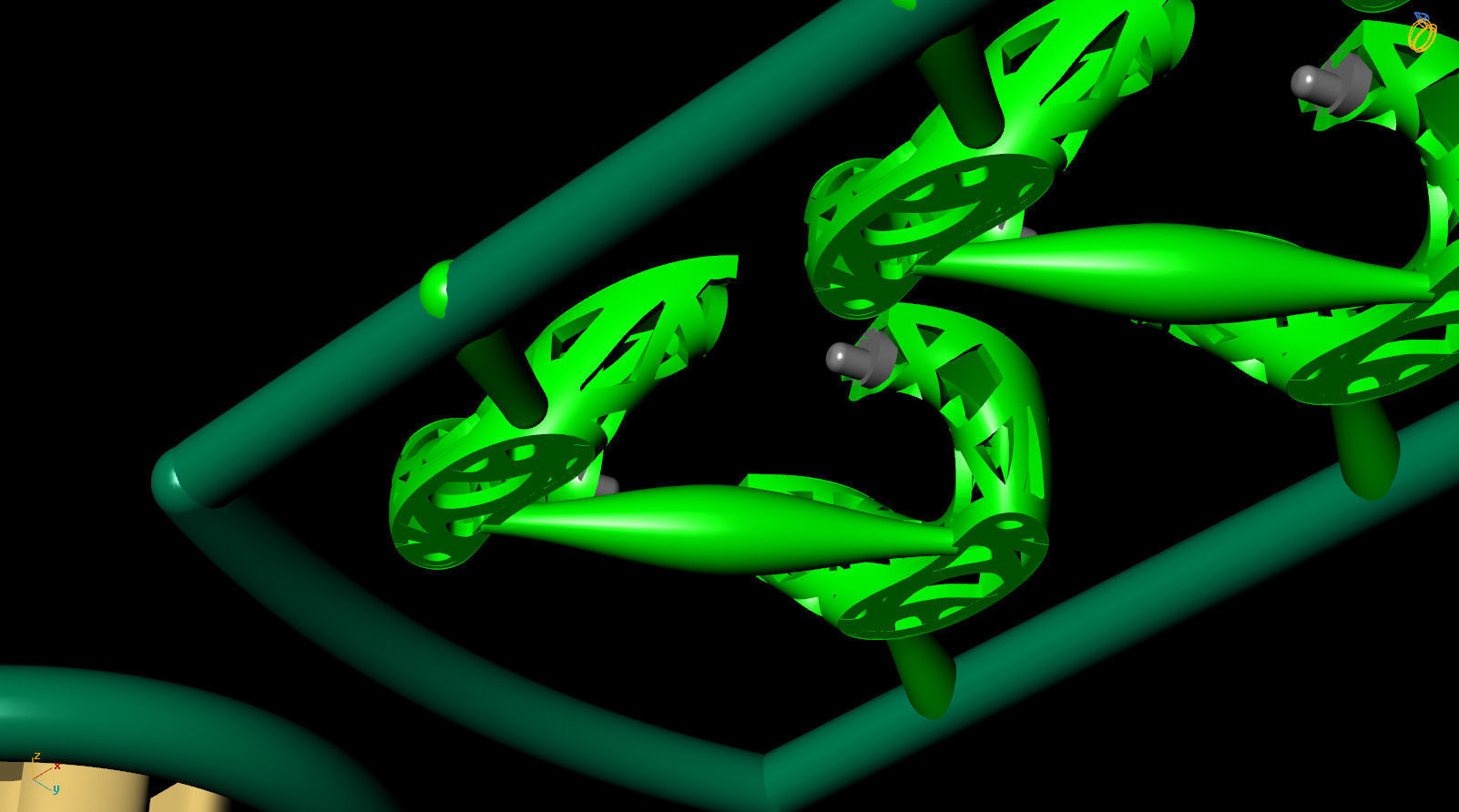 10 MM 12 CM CUBAN LINK CHAIN FOR BRACELET OR NECKLACE 3D print model_6