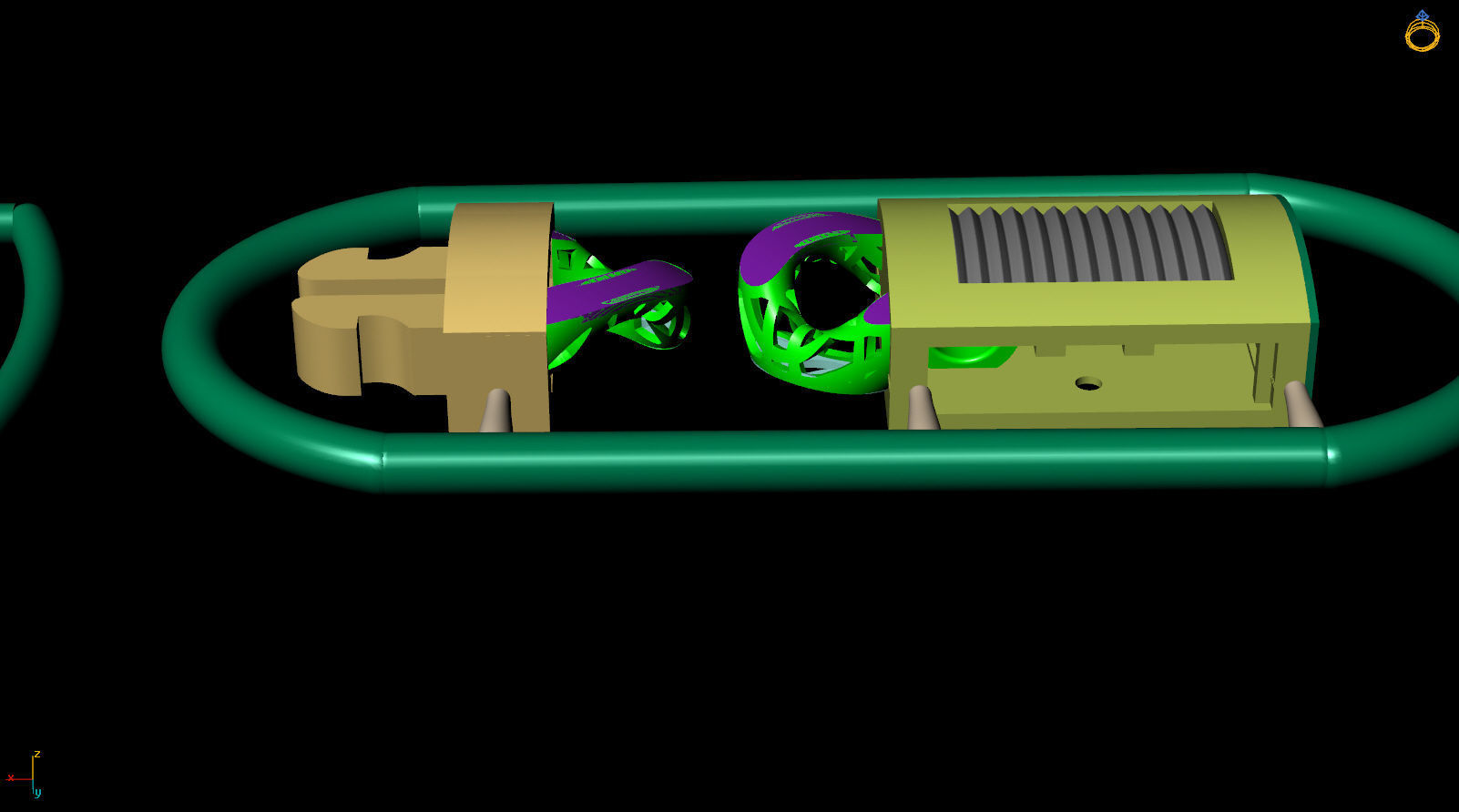 10 MM 12 CM CUBAN LINK CHAIN FOR BRACELET OR NECKLACE 3D print model_8