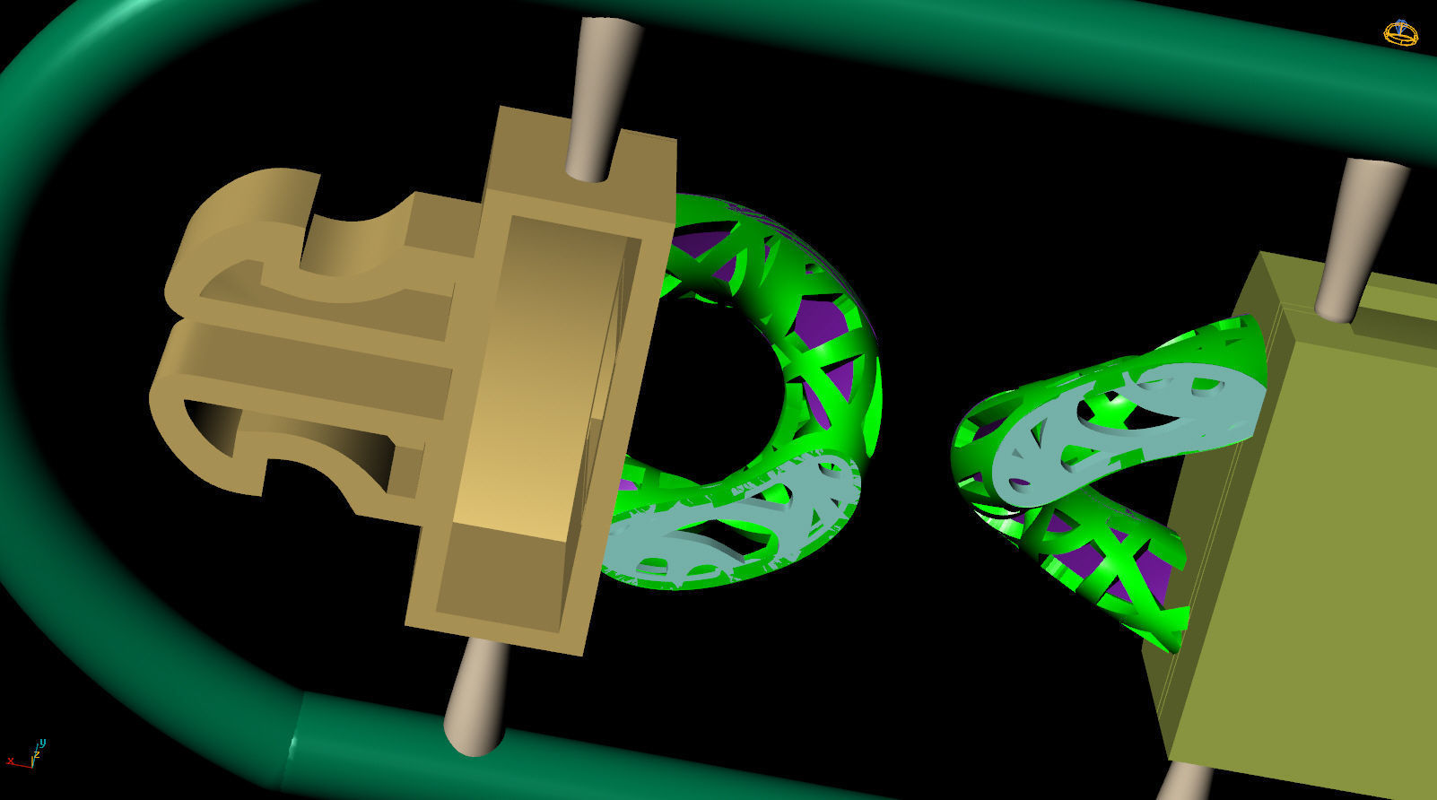 10 MM 12 CM CUBAN LINK CHAIN FOR BRACELET OR NECKLACE 3D print model_1