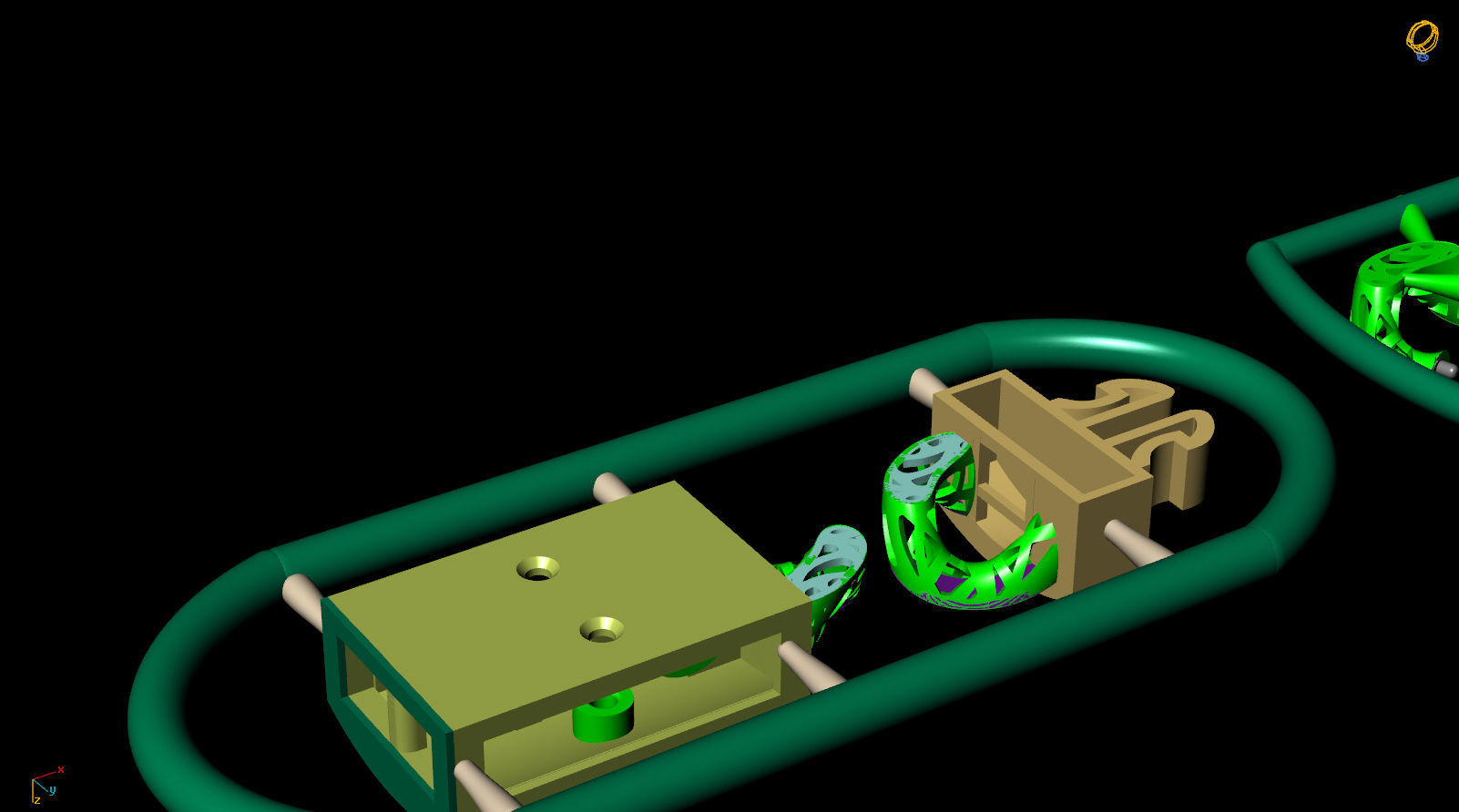 10 MM 12 CM CUBAN LINK CHAIN FOR BRACELET OR NECKLACE 3D print model_5