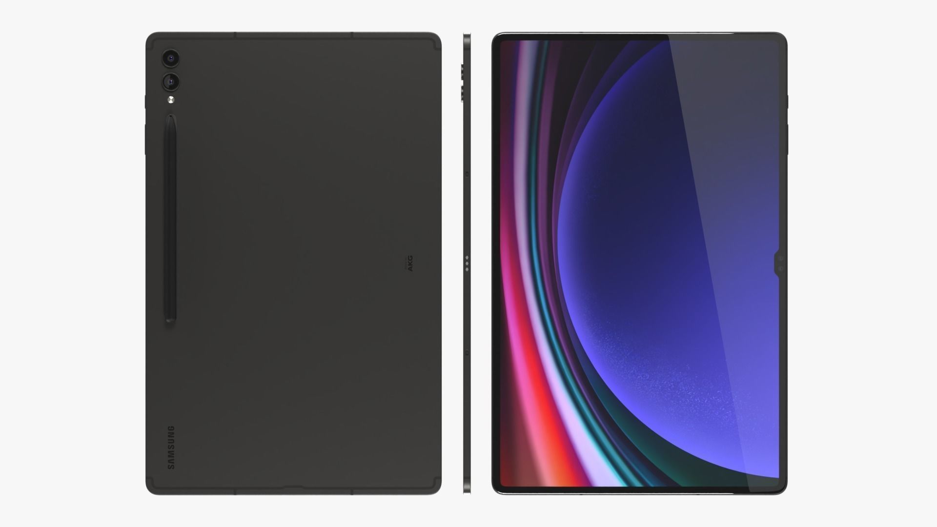 Samsung Galaxy Tab S9 Ultra Graphite 3D model_2
