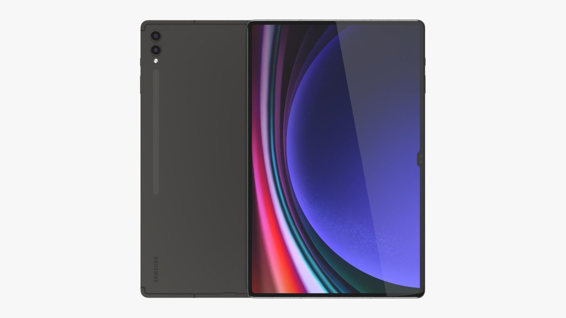 Samsung Galaxy Tab S9 Ultra Graphite 3D model_1
