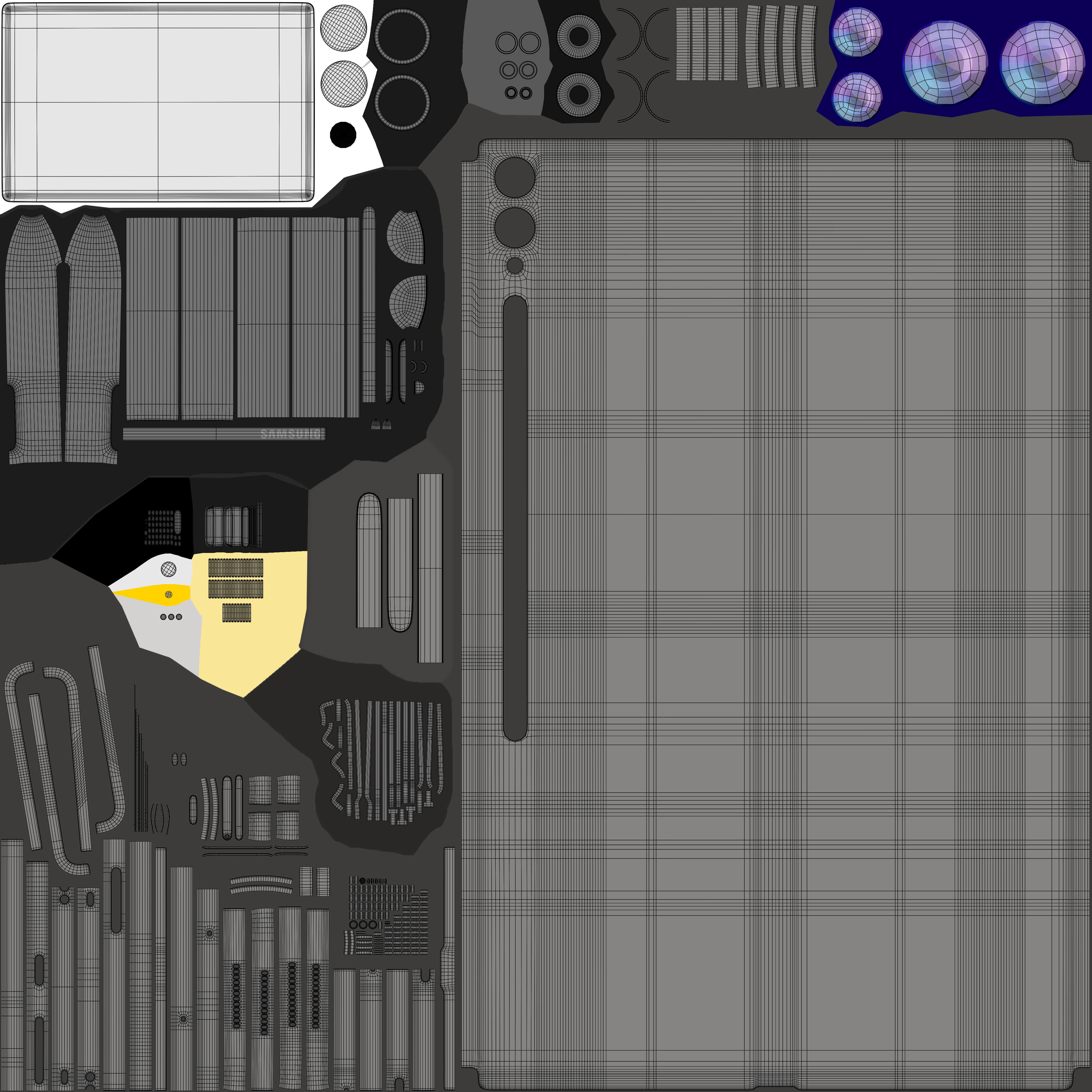 Samsung Galaxy Tab S9 Ultra Graphite 3D model_18