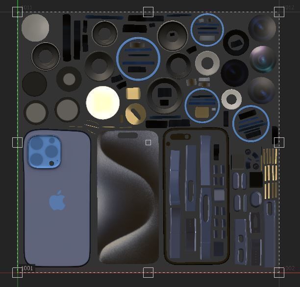 Apple iPhone 15 Pro Max Low-Poly Low-poly 3D model_8