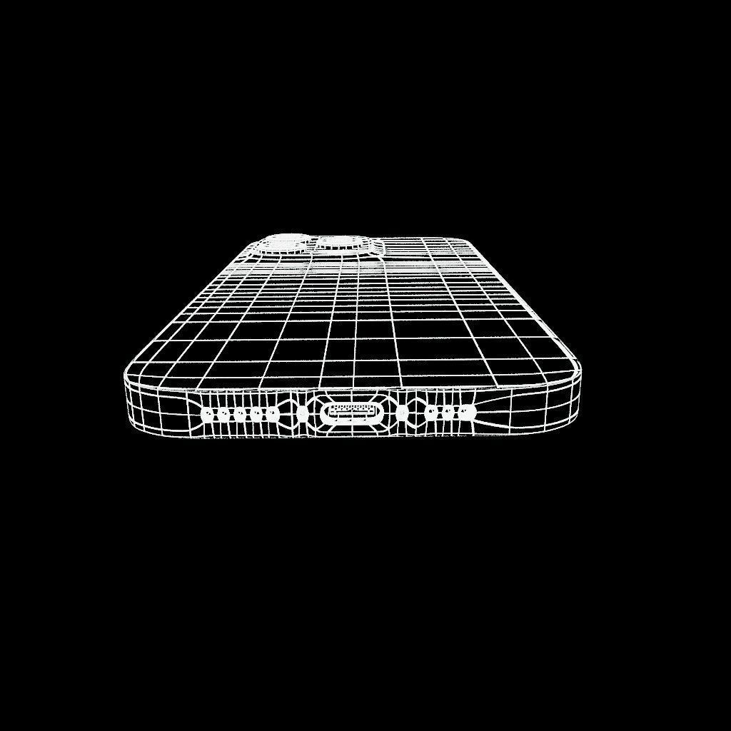 Apple iPhone 15 Pro Max Low-Poly Low-poly 3D model_13