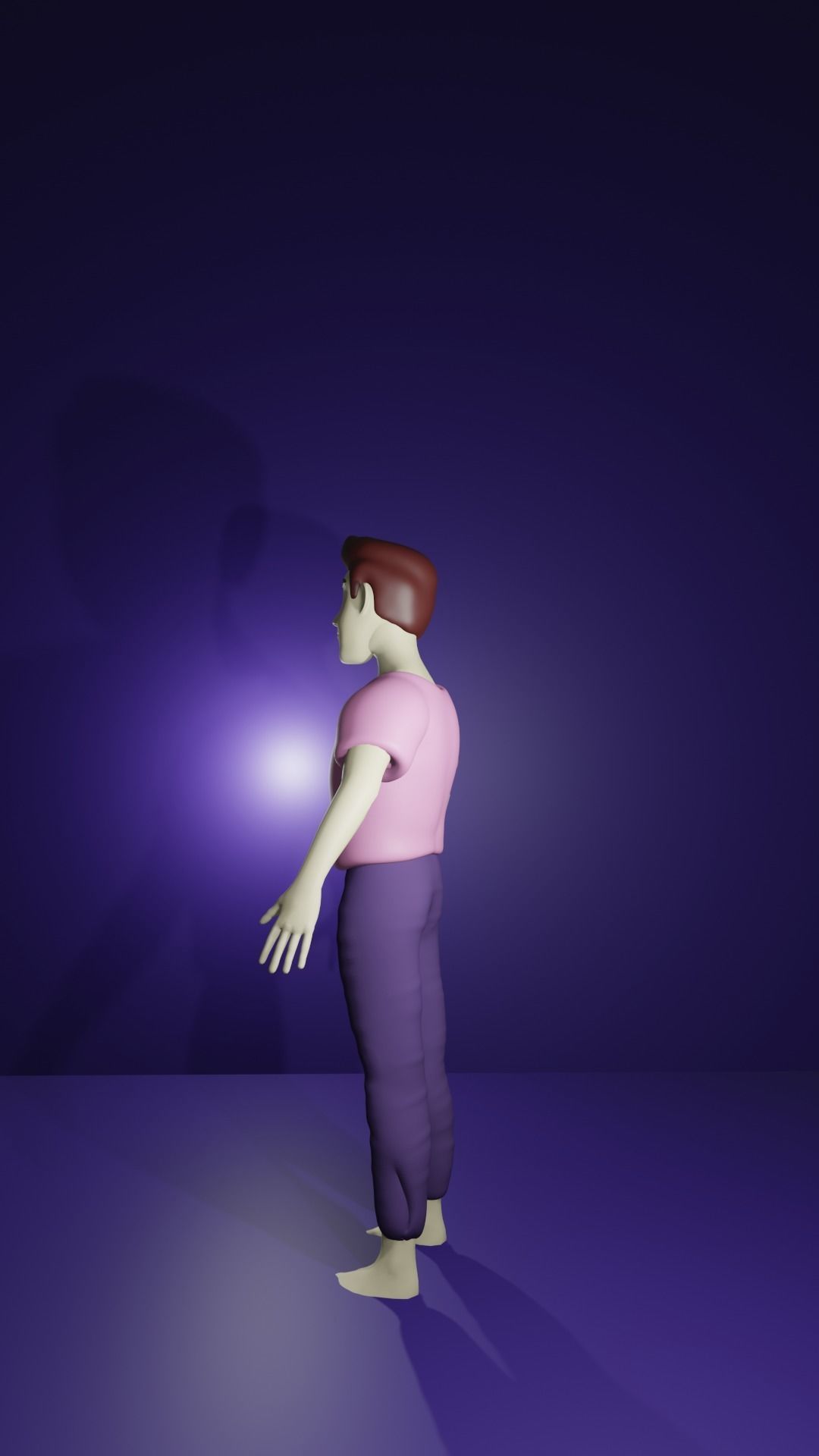 3d modal without rigged Free low-poly 3D model_2