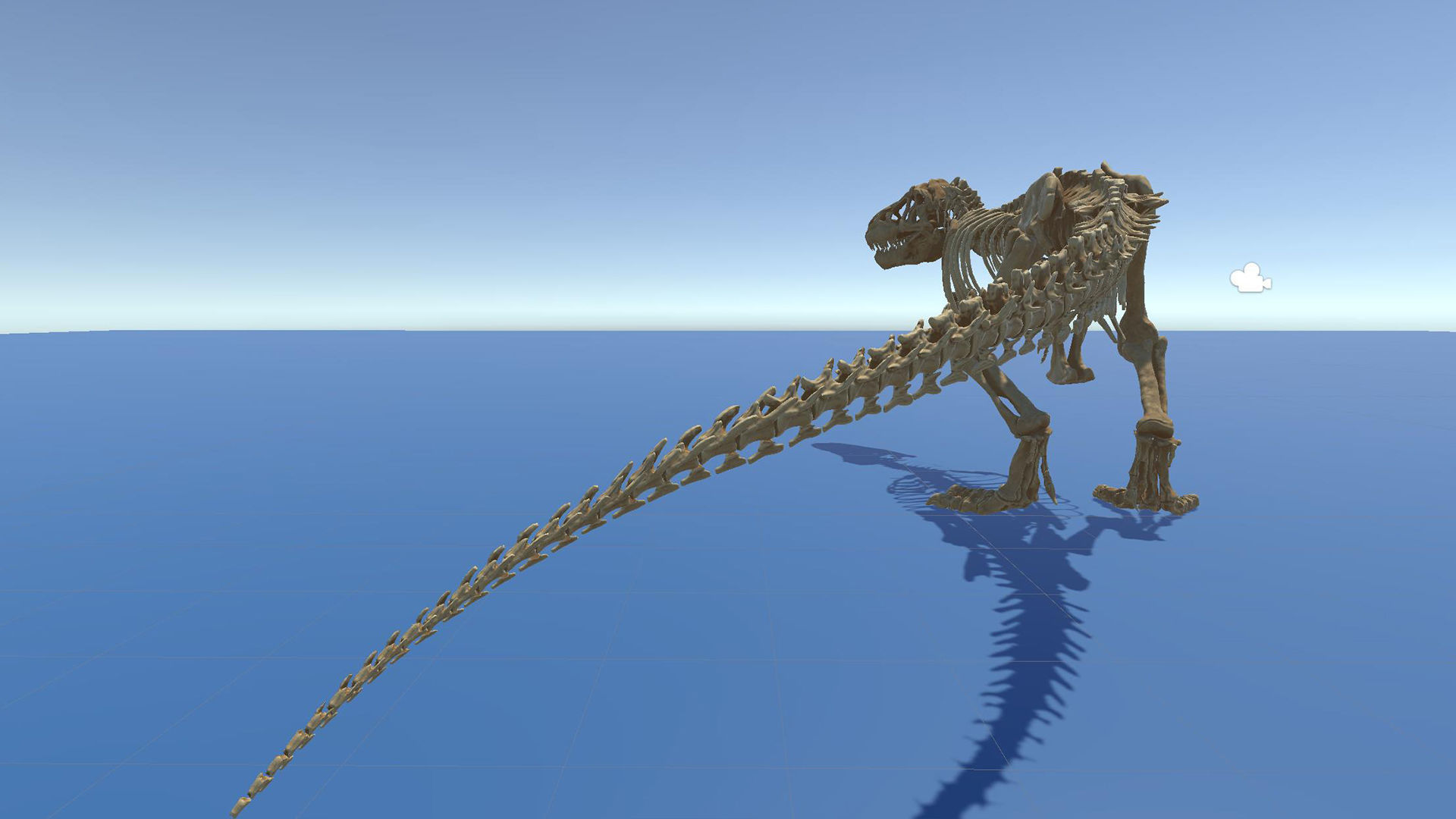 Dinosaur Tyrannosaurus Rex Sue Skeleton -UnrealEngine and Unity  Low-poly 3D model_23