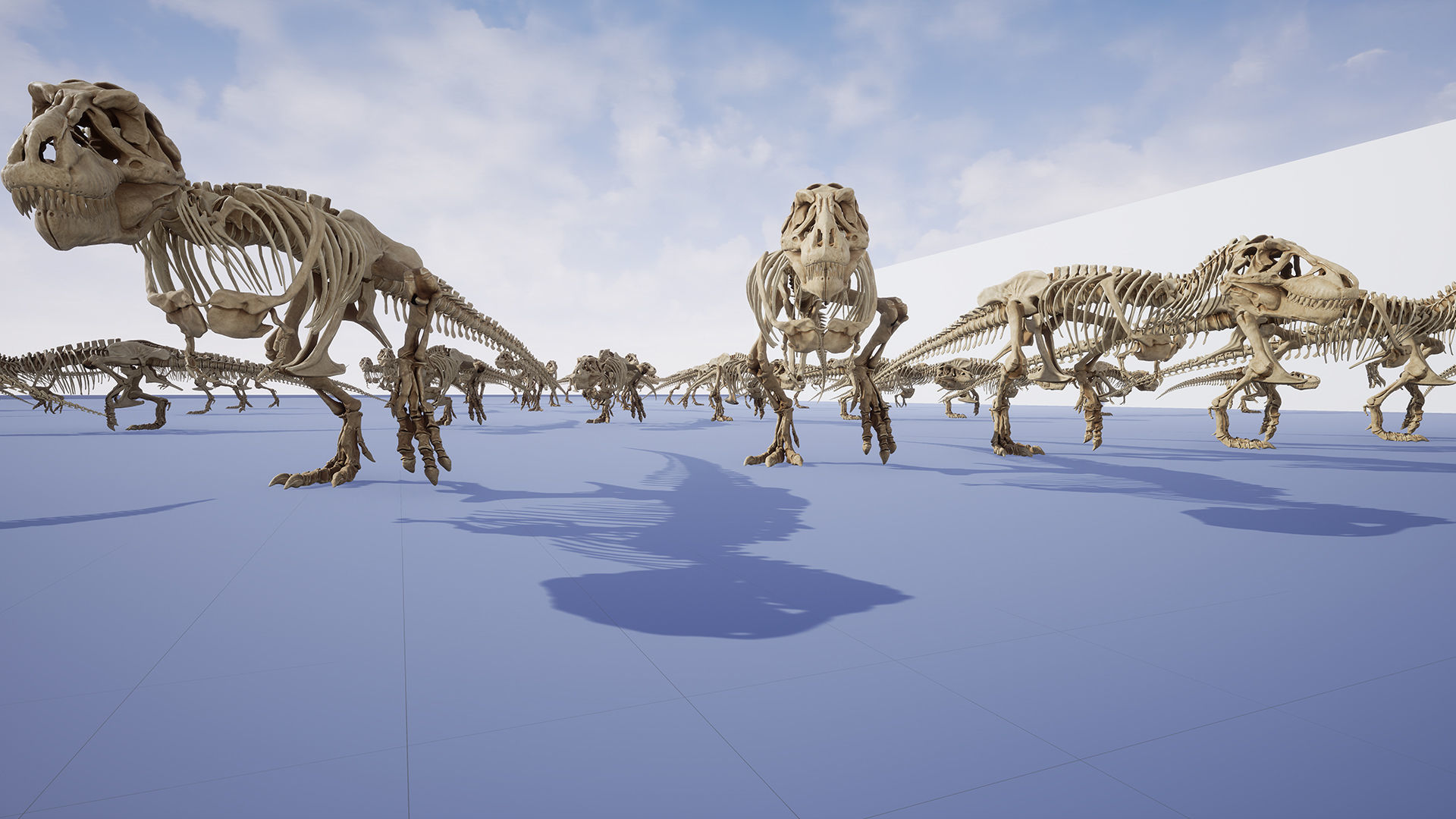 Dinosaur Tyrannosaurus Rex Sue Skeleton -UnrealEngine and Unity  Low-poly 3D model_17