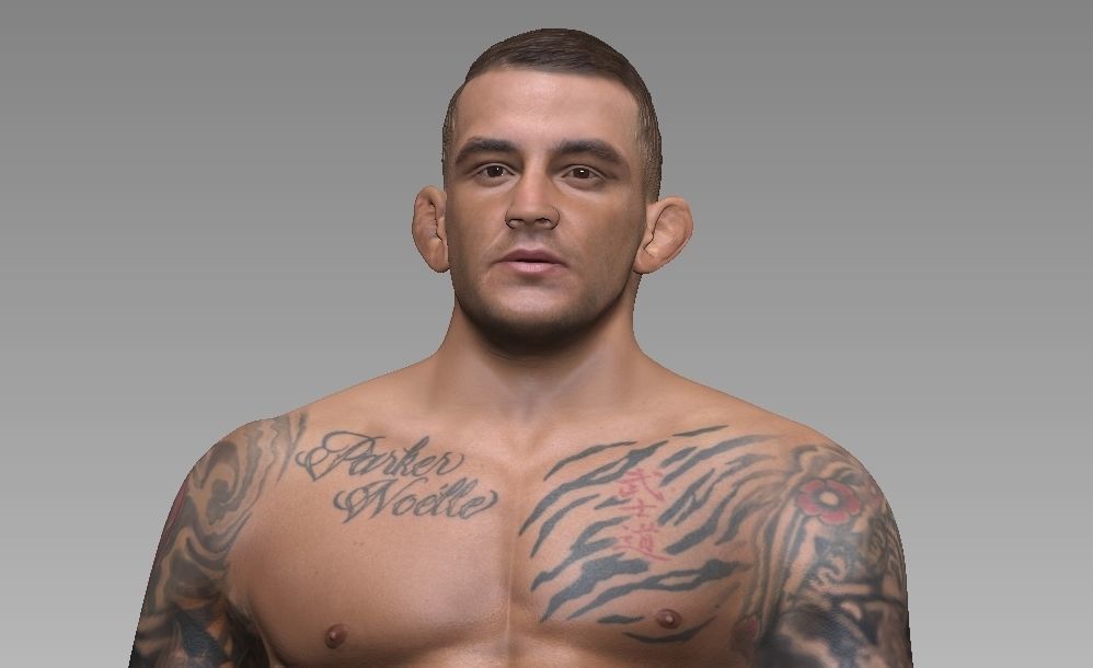 Dustin Poirier Bust  3D print model_7