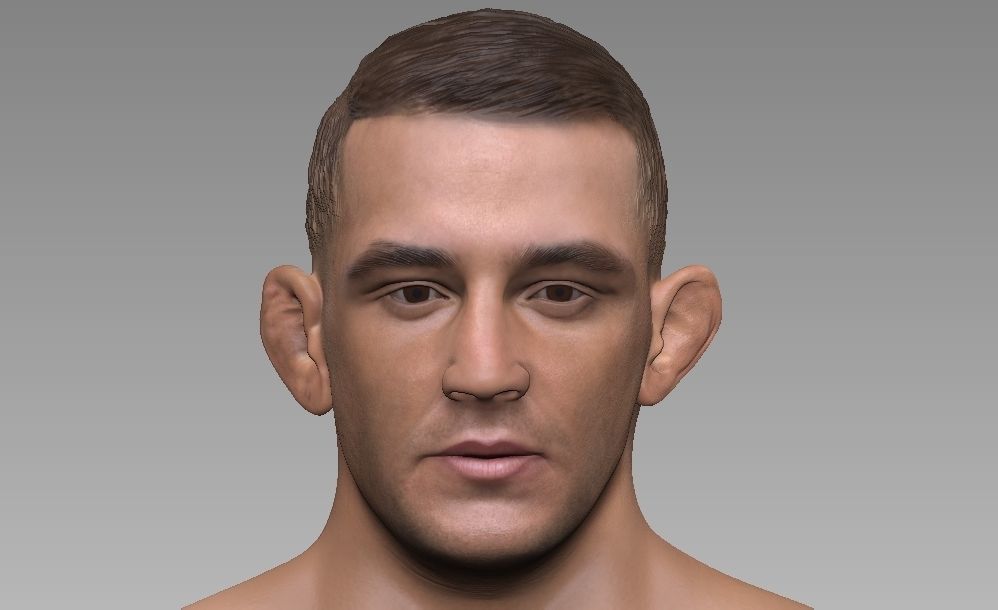 Dustin Poirier Bust  3D print model_6