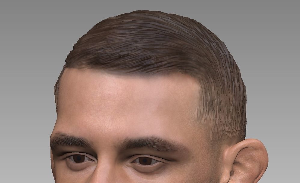 Dustin Poirier Bust  3D print model_8