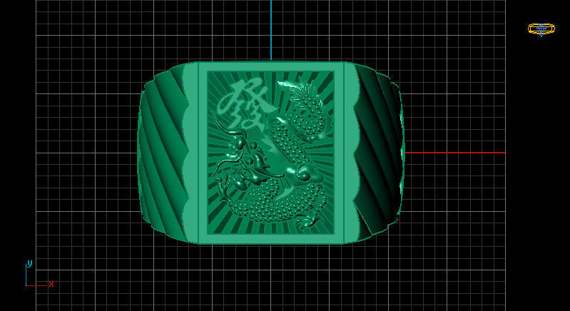 DRAGON RING 3D print model_4