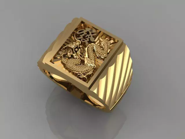 DRAGON RING 3D print model_0
