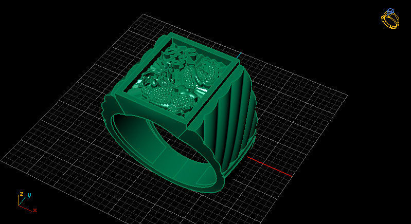 DRAGON RING 3D print model_7
