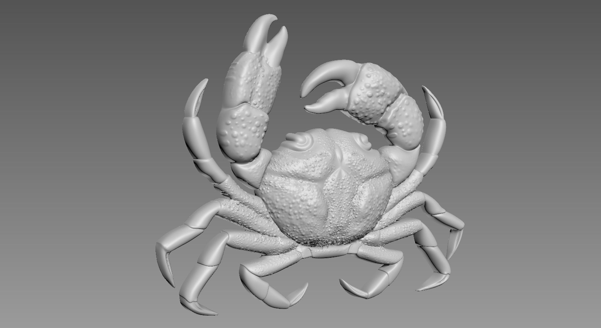 Crab Relief 3D model_1