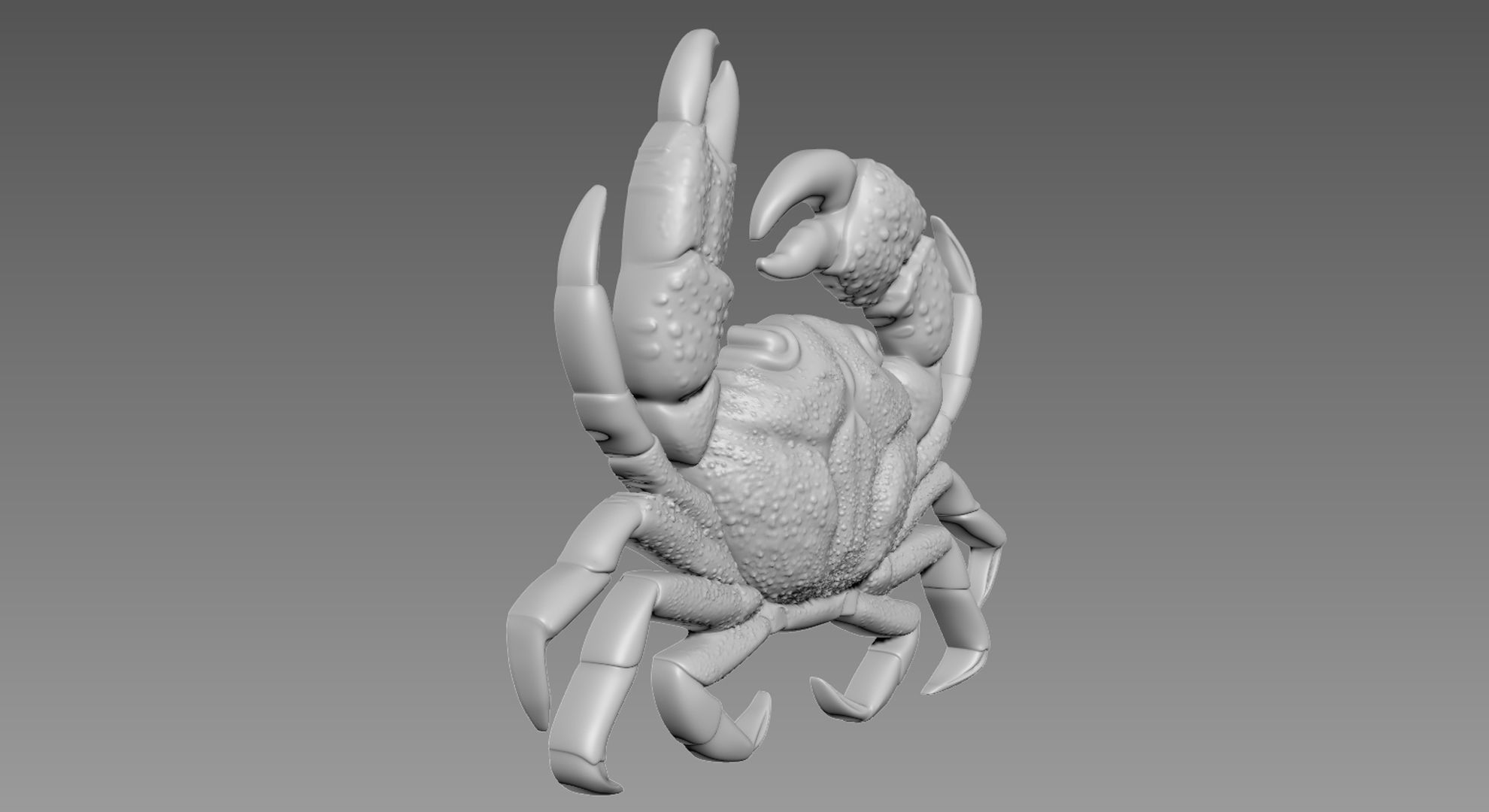 Crab Relief 3D model_2