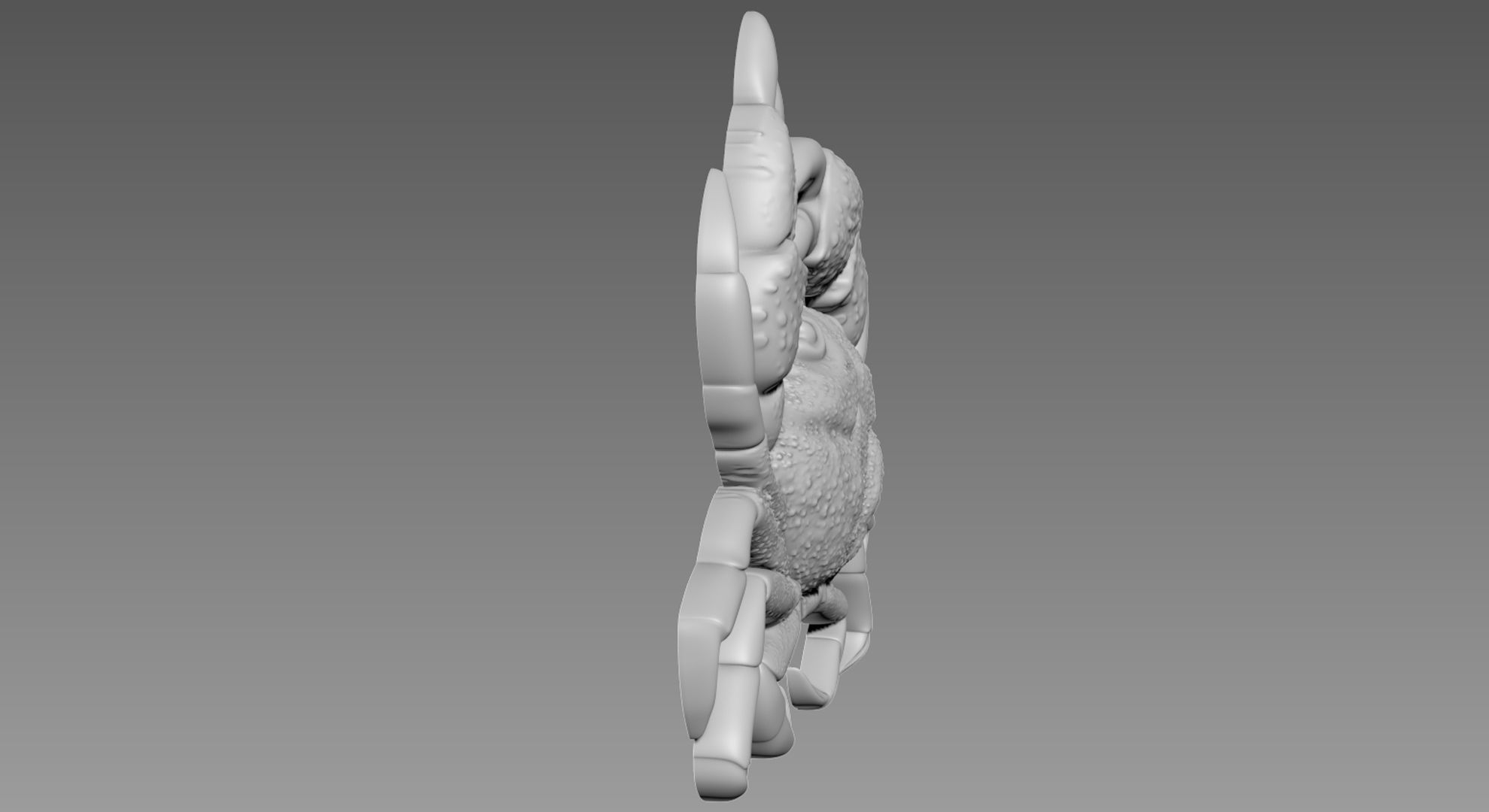 Crab Relief 3D model_3