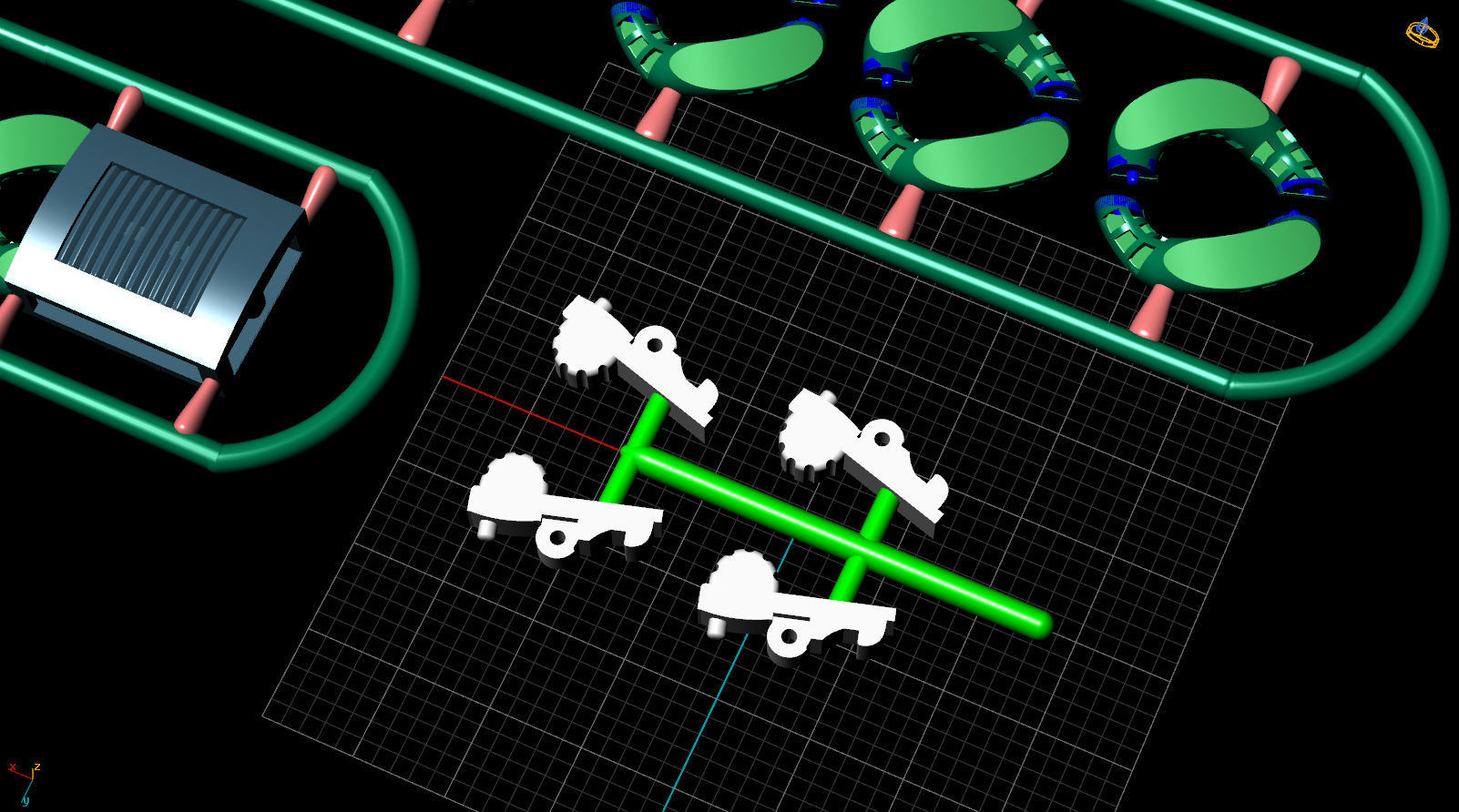 12 MM 16 CM  CUBAN LINK CHAIN PARTS FOR BRACELET OR NECKLACE 3D print model_5