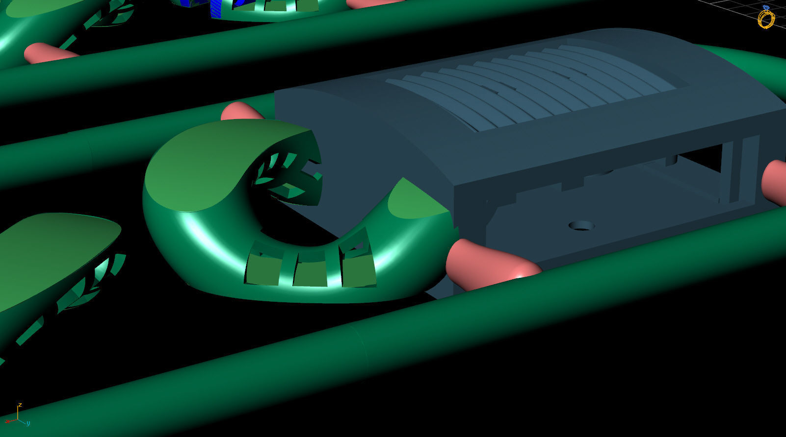 12 MM 16 CM  CUBAN LINK CHAIN PARTS FOR BRACELET OR NECKLACE 3D print model_3