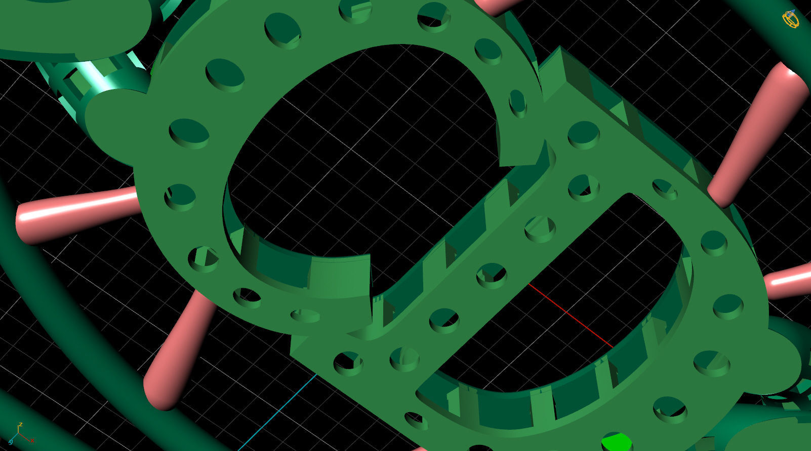 10 MM 38 CM CUBAN LINK CHAIN FOR BRACELET OR NECKLACE 3D print model_15