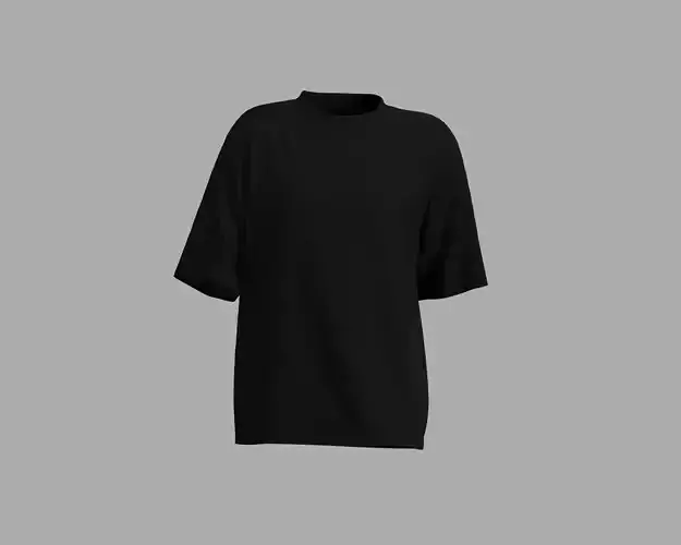 Oversized Tshirt Walk Animation
