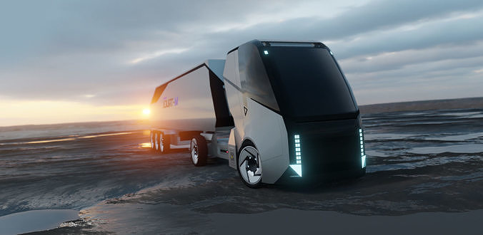 TC truck concept model 3D model