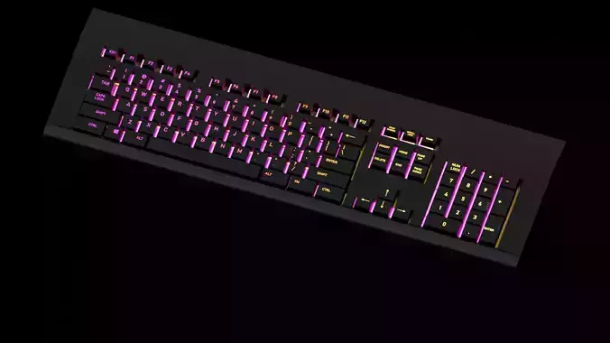 keyboard with RGB 