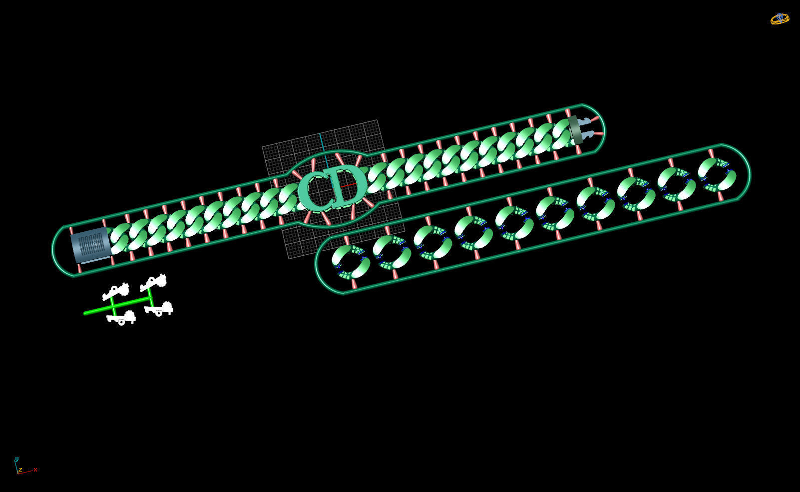 10 MM 18 CM CUBAN LINK CHAIN FOR BRACELET OR NECKLACE 3D print model_8