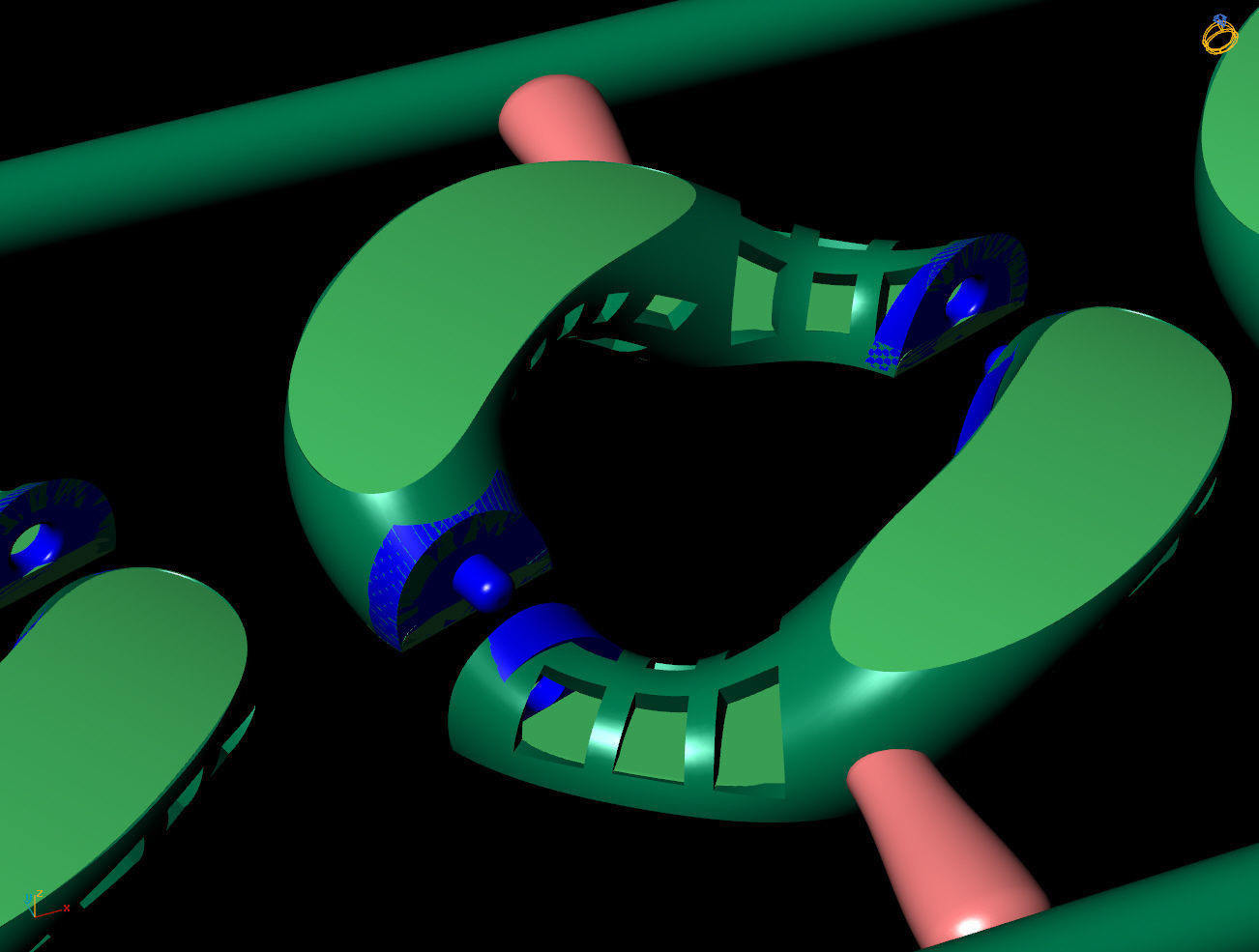 10 MM 18 CM CUBAN LINK CHAIN FOR BRACELET OR NECKLACE 3D print model_2