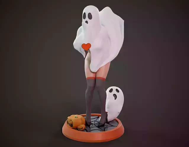 3D Print model - Cute ghost - a 3D print model