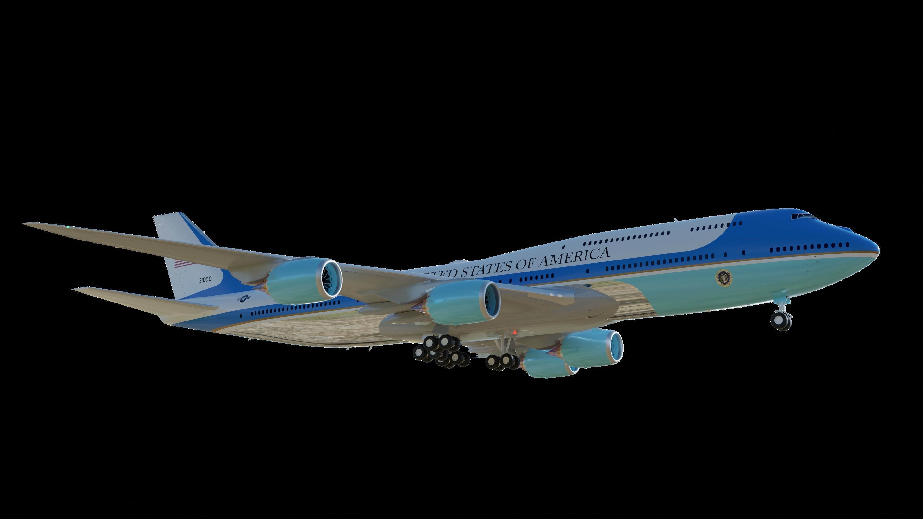 747-8 Airforce One 3D model_8